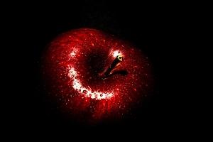 Roter Apfel mal anders dargestellt